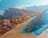 Dahab, Egypt Panoramic Print, Vacation Gift, Egypt Wall Art, Vacation Wall Art, Vacatation Memories, Beach Decor, Beach Or Lakehouse Art