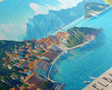 Elba Island, Italy Panoramic Print, Vacation Gift, Italy Wall Art, Vacation Wall Art, Vacatation Memories, Beach Decor, Beach Or Lakehouse Art