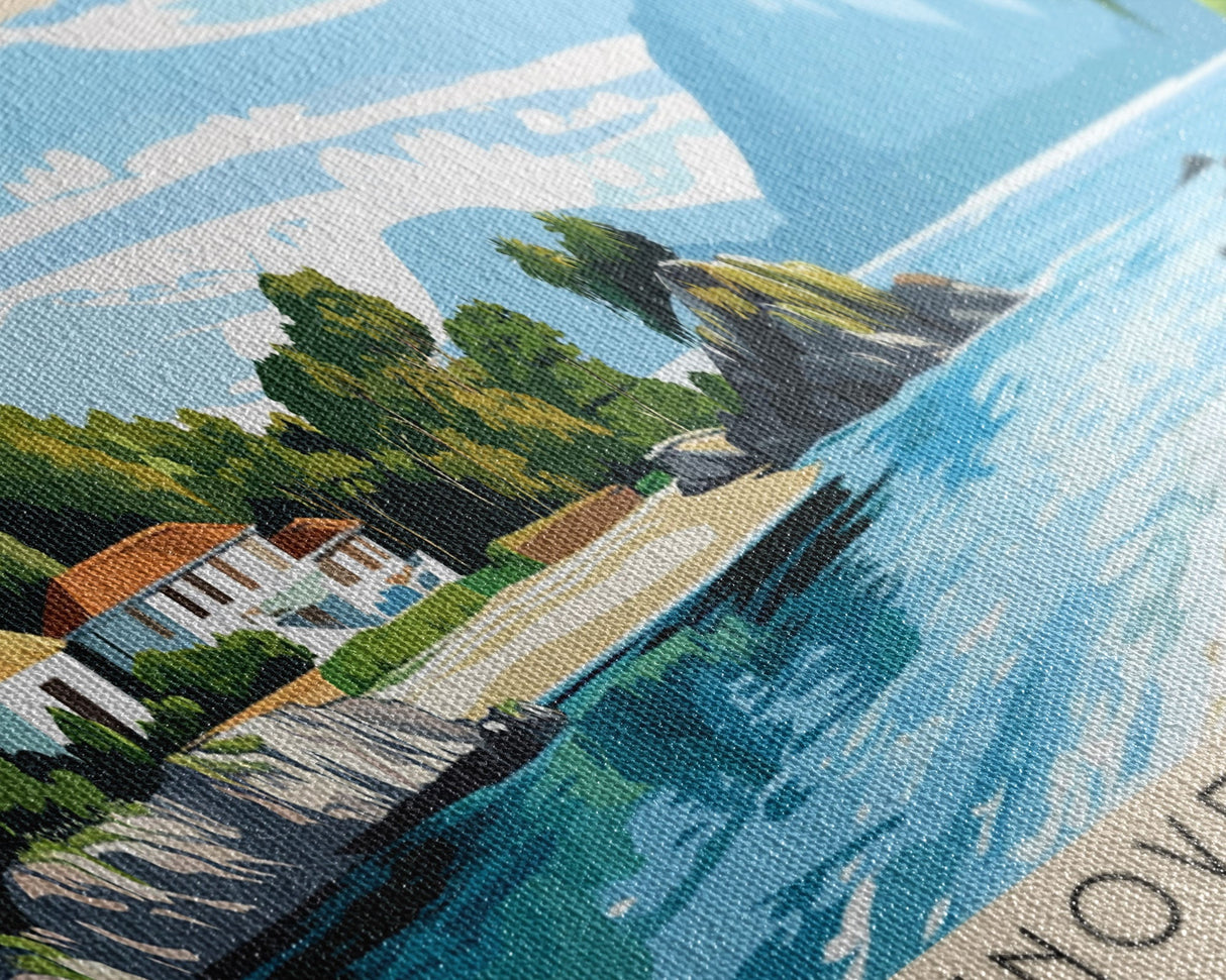 Genovesa Island, Ecuador Panoramic Print, Vacation Gift, Ecuador Wall Art, Beach Painting, Beach Decor, Large Wall Art, Wood Frame Art