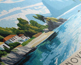 Genovesa Island, Ecuador Panoramic Print, Vacation Gift, Ecuador Wall Art, Beach Painting, Beach Decor, Large Wall Art, Wood Frame Art