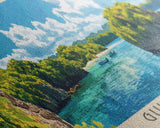 Guimaras, Philippines Panoramic Print, Vacation Gift, Philippines Wall Art, Vacation Wall Art, Vacatation Memories, Beach Decor, Beach Or Lakehouse Art