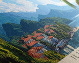 Ilhabela, Brazil Panoramic Print, Vacation Gift, Brazil Wall Art, Vacation Wall Art, Vacatation Memories, Beach Decor, Beach Or Lakehouse Art