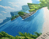 Kanawa Island, Indonesia Panoramic Beach Print, Vacation Gift, Indonesia Wall Art, Beach Painting, Beach Decor, Beach Painting