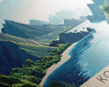 Komodo, Indonesia Panoramic Print, Vacation Gift, Indonesia Wall Art, Vacation Wall Art, Vacatation Memories, Beach Decor, Beach Or Lakehouse Art