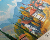 Krapets, Bulgaria Panoramic Print, Vacation Gift, Bulgaria Wall Art, Vacation Wall Art, Vacatation Memories, Beach Decor, Beach Or Lakehouse Art