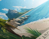 La Blanquilla Island, Venezuela Panoramic Print, Vacation Gift, Venezuela Wall Art, Vacation Wall Art, Vacatation Memories, Beach Decor, Beach Or Lakehouse Art