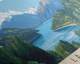 La Lisera, Chile Panoramic Print, Vacation Gift, Chile Wall Art, Vacation Wall Art, Vacatation Memories, Beach Decor, Beach Or Lakehouse Art