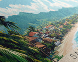 Santa Fe, Philippines Panoramic Print, Vacation Gift, Philippines Wall Art, Vacation Wall Art, Vacatation Memories, Beach Decor, Beach Or Lakehouse Art