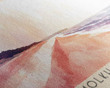 Holkham Beach, United Kingdom Watercolor Beach Print, Vacation Gift, United Kingdom Wall Art, Beach Painting, Beach Decor, Beach Painting