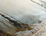 Isle Royale National Park, Michigan Watercolor Print, Vacation Gift, Michigan Wall Art, Beach Painting, Beach Decor, Large Wall Art, Wood Frame Art