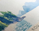 Koh Phayam, Thailand Watercolor Beach Print, Vacation Gift, Thailand Wall Art, Beach Painting, Beach Decor, Beach Painting