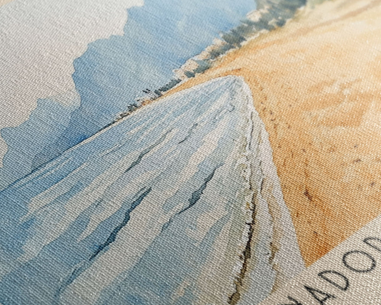 Nador Beaches, Morocco Watercolor Print, Vacation Gift, Morocco Wall Art, Beach Painting, Beach Decor, Beach Or Lakehouse Art