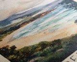 Coffee Bay, South Africa Watercolor Beach Print, Vacation Gift, South Africa Wall Art, Beach Painting, Beach Decor, Beach Painting