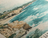 Frenchman’s Cove, Jamaica Watercolor Print, Vacation Gift, Jamaica Wall Art, Beach Painting, Beach Decor, Large Wall Art, Wood Frame Art