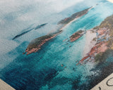 Ko Lipe, Thailand Watercolor Beach Print, Vacation Gift, Thailand Wall Art, Beach Painting, Beach Decor, Beach Painting