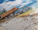 Kri Island, Indonesia Watercolor Beach Print, Vacation Gift, Indonesia Wall Art, Beach Painting, Beach Decor, Beach Painting