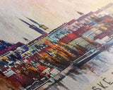 Ceske Budejovice Czech Republic Wall Art, Panoramic Travel Poster, Panoramic Framed Canvas Print, City Wall Art, Wall Hanging Home Decor, Travel Art