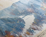 Chernihiv Ukraine Panoramic Travel Poster, Framed Canvas Print or Metal Wall Art, Travel Art, Home Decor, Panoramic Painting, Midcentury Art