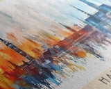 Hanover Germany Panoramic Travel Poster, Framed Canvas Print or Metal Wall Art, Travel Art, Home Decor, Panoramic Painting, Midcentury Art