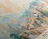 Horlivka Ukraine Wall Art, Panoramic Travel Poster, Panoramic Framed Canvas Print, City Wall Art, Wall Hanging Home Decor, Travel Art