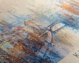 Kaluga Russia Panoramic Travel Poster, Framed Canvas Print or Metal Wall Art, Travel Art, Home Decor, Panoramic Painting, Midcentury Art