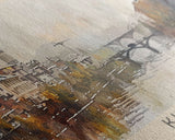 Kutaisi Georgia Panoramic Travel Poster, Framed Canvas Print or Metal Wall Art, Travel Art, Home Decor, Panoramic Painting, Midcentury Art