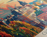 Cherkasy Ukraine Travel Art, City Art, Framed Canvas Print or Metal Wall Art, Europe Travel Poster, Panoramic Wall Art, Extra Wide Wall Art