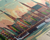 Brescia Italy Travel Print Wall Art, Panoramic City Art, Travel Art, Wall Decor, Vacation Gift, Framed Canvas Print Or Metal Art