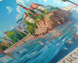 Cherepovets Russia Travel Print Wall Art, Panoramic City Art, Travel Art, Wall Decor, Vacation Gift, Framed Canvas Print Or Metal Art