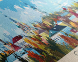Oryol Russia Wall Art, Panoramic Travel Poster, Panoramic Framed Canvas Print, City Wall Art, Wall Hanging Home Decor, Travel Art
