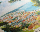 Amadora Portugal Scenic View Travel Poster Art, Framed Canvas Print, Stunning Wall Art for Living Room, Bedroom Decor, Home Decoration