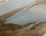 Cheney Reservoir Kansas Framed Canvas Print, Panoramic Lake House Decor, Wide Wall Art, Travel Poster, Rustic Lake Painting, Home Decor