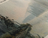 Lake Thompson South Dakota Framed Canvas Print, Lake House Decor, Panoramic Wall Art, Travel Poster, Serene Landscape Painting, Living Room Decor