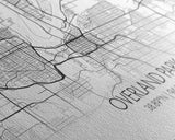 Overland Park City Map, Kansas Art, Map Print, Minimalist Wall Art, Wall Art, Canvas Art, Gift For Realtor, Boho Wall Hanging, Southern Art