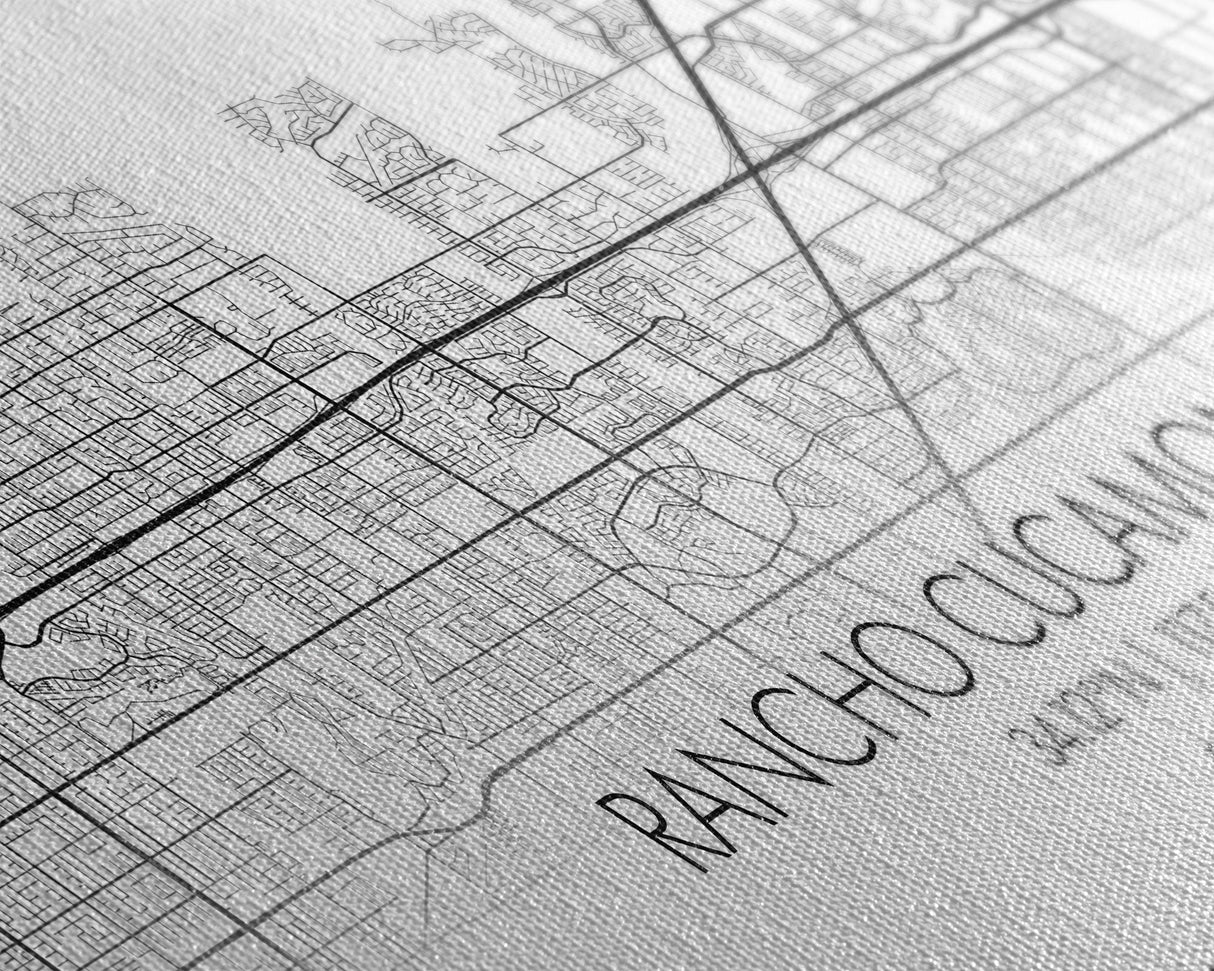 Rancho Cucamonga City Map, California Art, Map Print, Minimalist Wall Art, Wall Art, Canvas Art, Wall Hanging, Wedding Gift, Family Wall Art