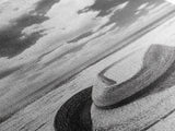Straw Cowboy Hat, Beach Photography, Framed Canvas Print, Coastal Cowgirl, Wall Art, Rustic Décor, Minimalist Wall Art