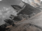 Western Town, Cowboy Art, Old West Wall Art, Rustic Wall Art, Farmhouse Decor, Historical Landscape Art, Panoramic Art, Canvas Print