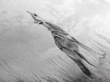 Lone Coyote, southwest wall art, wabi sabi art, extra wide art, moody art, landscape painting, framed canvas print, panoramic art