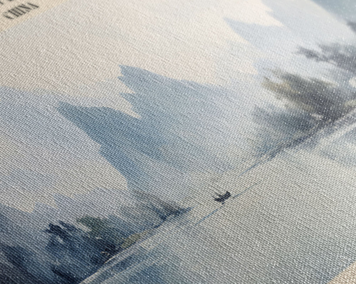 Guilin COUNTRY Travel Poster Print, Framed Canvas Print, COUNTRY Travel Art, Wood Framed Art, Wall Hanging, Home Decor