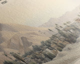 Huacachina Travel Poster Print, Framed Canvas Print, COUNTRY Travel Art, Wood Framed Art, Wall Hanging, Home Decor