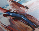 Horseback Riding by the Sea, Calm Framed Canvas Print, Perfect for Coastal Living Room Art, Beach Bedroom Decor, Equestrian Wall Art