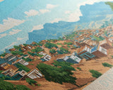 Dire Dawa, Ethiopia Travel Poster Panoramic Canvas Print, Dire Dawa, Ethiopia Painting, Ethiopia Art, Dire Dawa Travel Art, Guest Room Painting