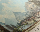 Cajamarca, Peru Panoramic Canvas Print, Cajamarca, Peru Painting, Peru Art, Cajamarca Travel Poster, Travel Art, Guest Room Painting