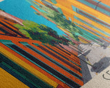 Centro, Mexico Panoramic Canvas Print, Centro, Mexico Painting, Mexico Art, Centro Travel Poster, Travel Art, Living Room Painting