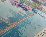 Chattogram, Bangladesh Panoramic Canvas Print, Chattogram, Bangladesh Painting, Bangladesh Art, Chattogram Travel Poster, Travel Art, Guest Room Painting