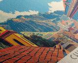 Chiclayo, Peru Panoramic Canvas Print, Chiclayo, Peru Painting, Peru Art, Chiclayo Travel Poster, Travel Art, Guest Room Painting