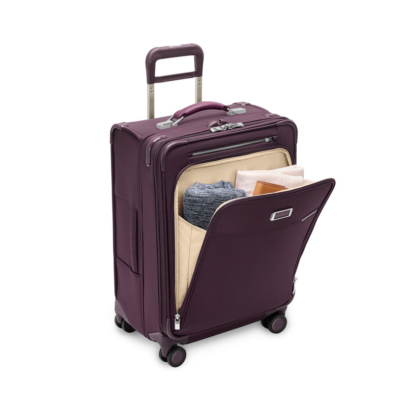 Briggs & Riley Baseline Compact 24" Checked Expandable Spinner, BLU124CXSP