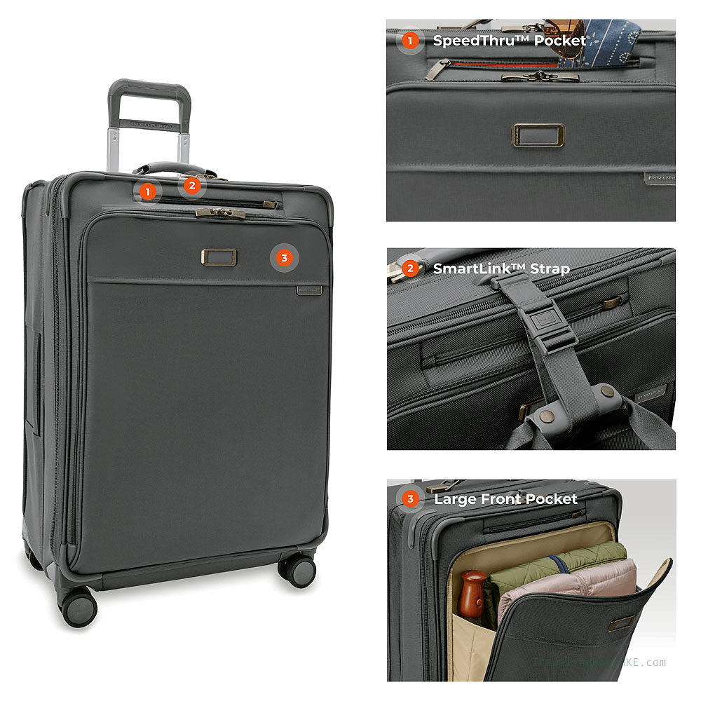 Baseline Collection Expandable Spinner Luggage by Briggs & Riley BLU129CXSP