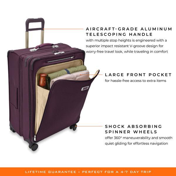 Baseline Collection Expandable Spinner Luggage by Briggs & Riley BLU129CXSP