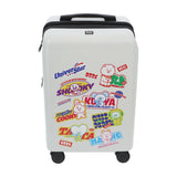 BT21 22.5" White Carry-On Suitcase Luggage